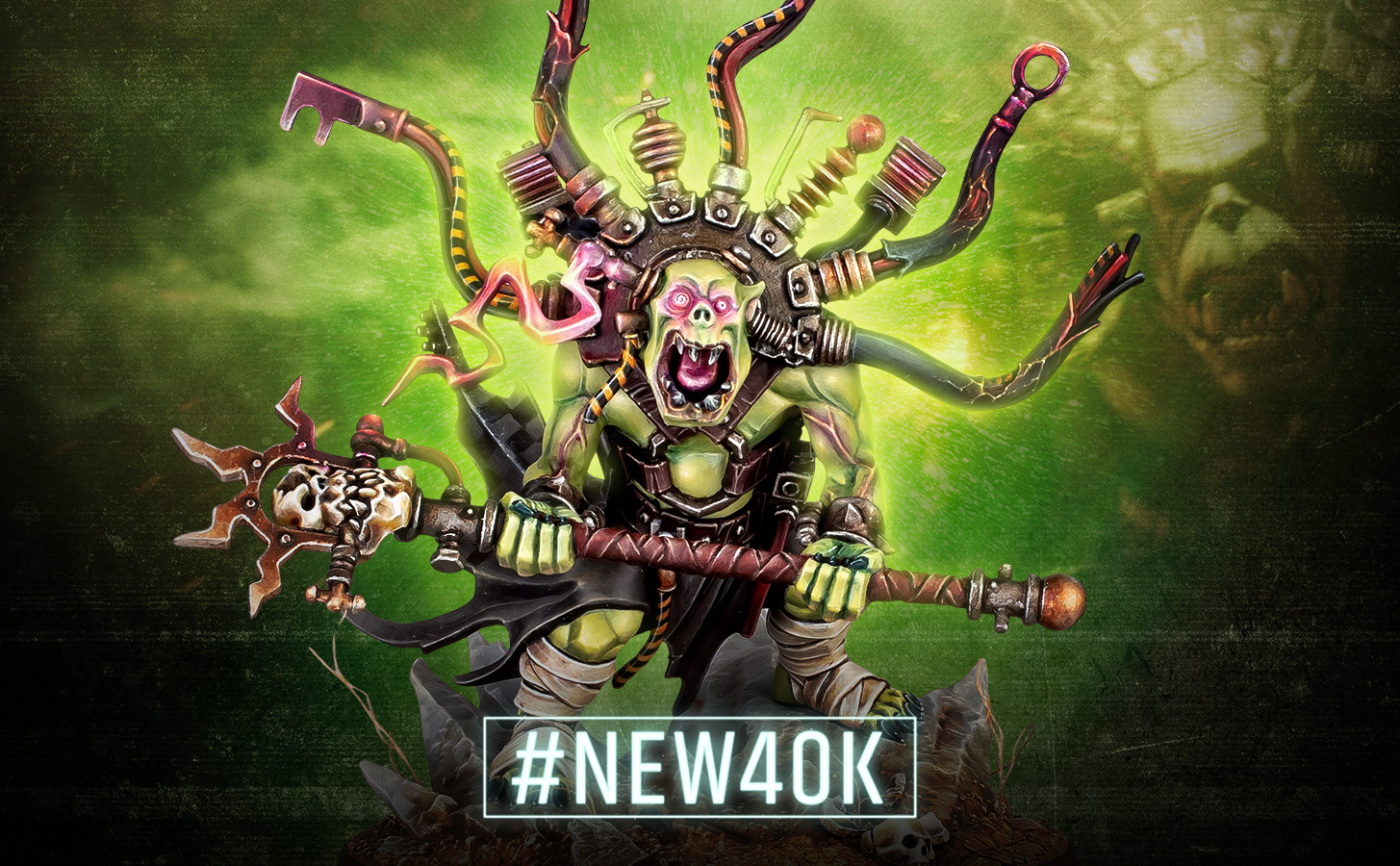 戰鎚40,000－全新版本歐克蠻人靈能小子揭曉