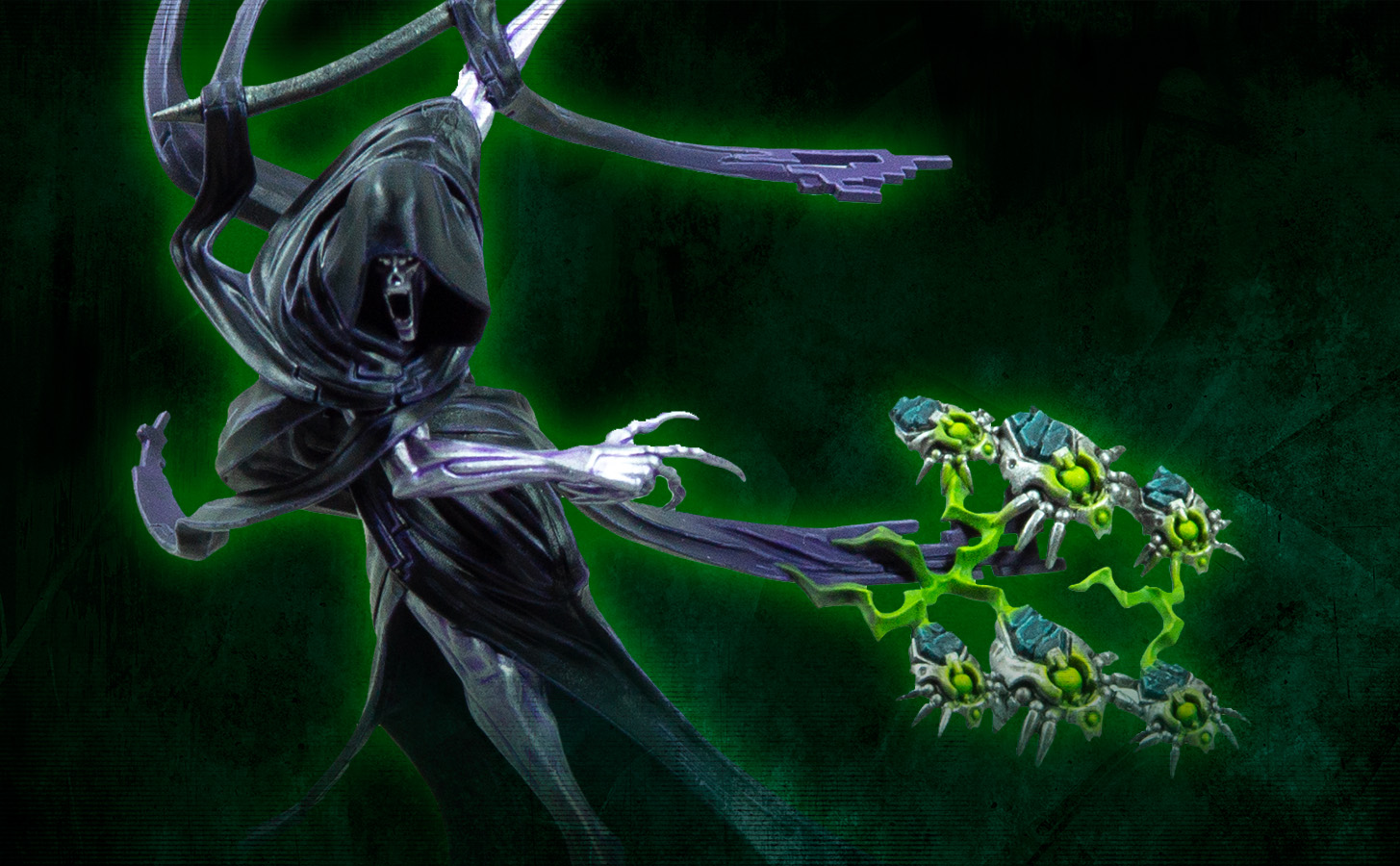 戰鎚40,000－戰鎚社群團隊繪製了壯觀的擁夜者星神碎片