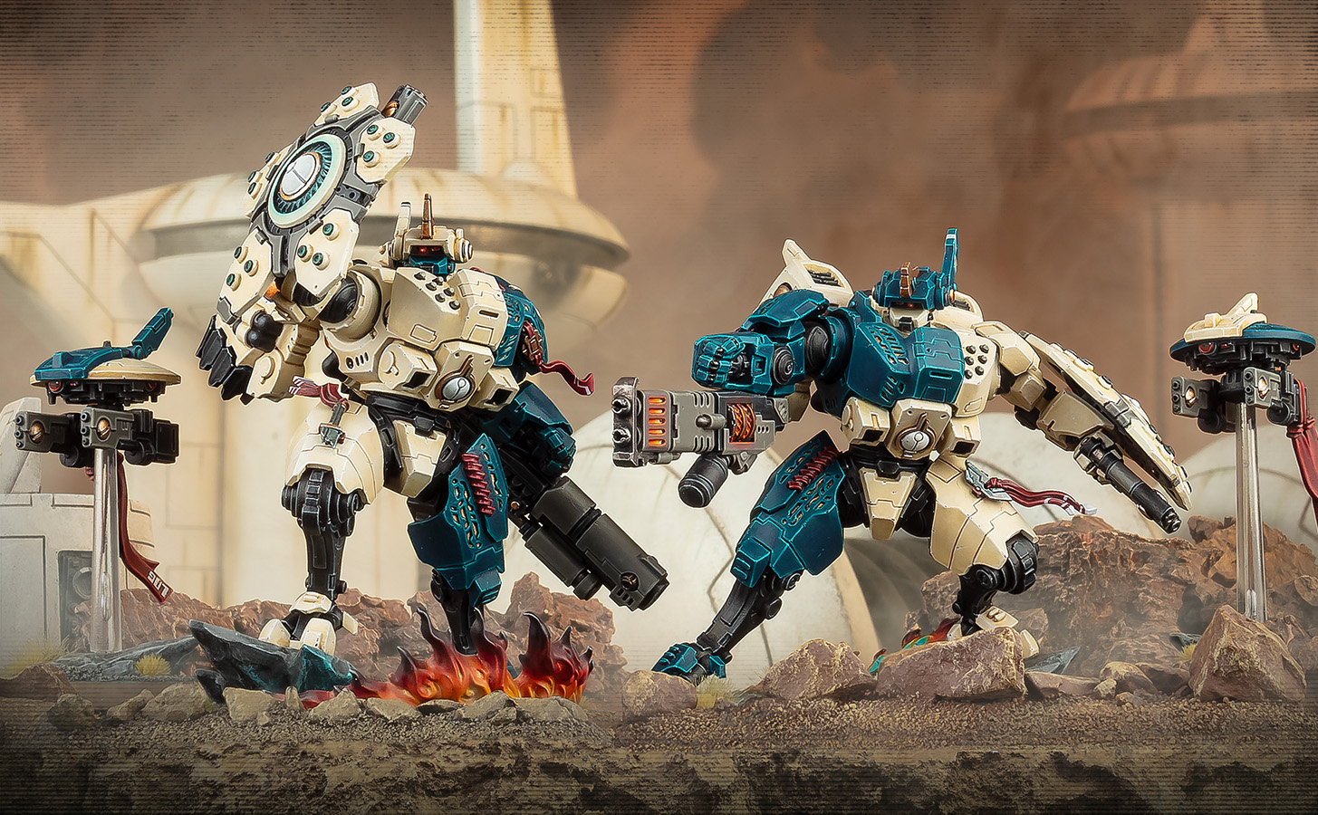 戰鎚40,000－鈦帝國的雙槍數據表助你精通近距離敵人熔融術