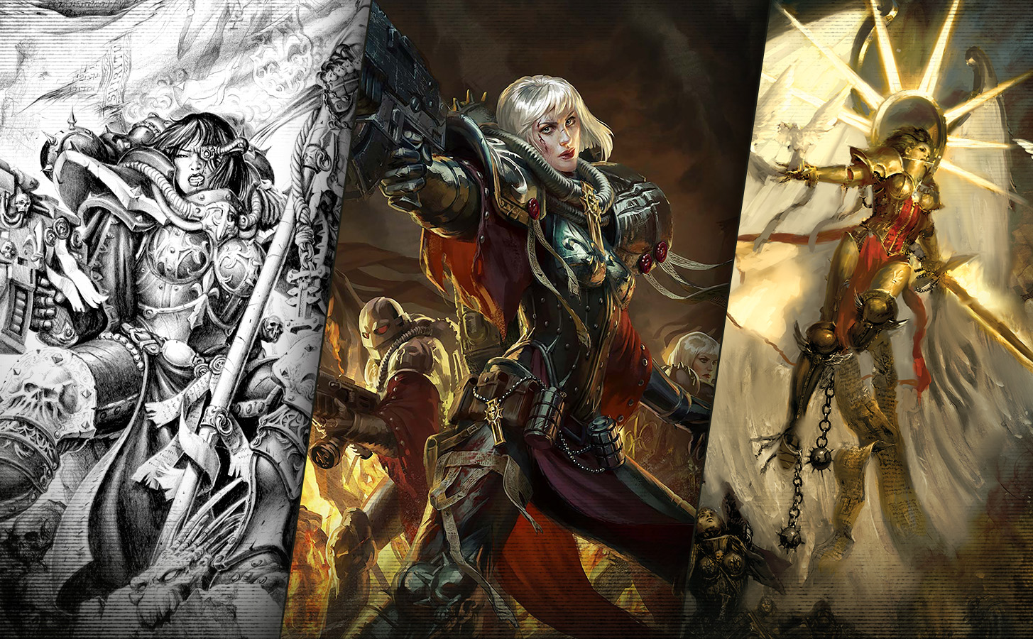 戰鎚40,000－歷年戰鎚插畫巡禮：修女會篇