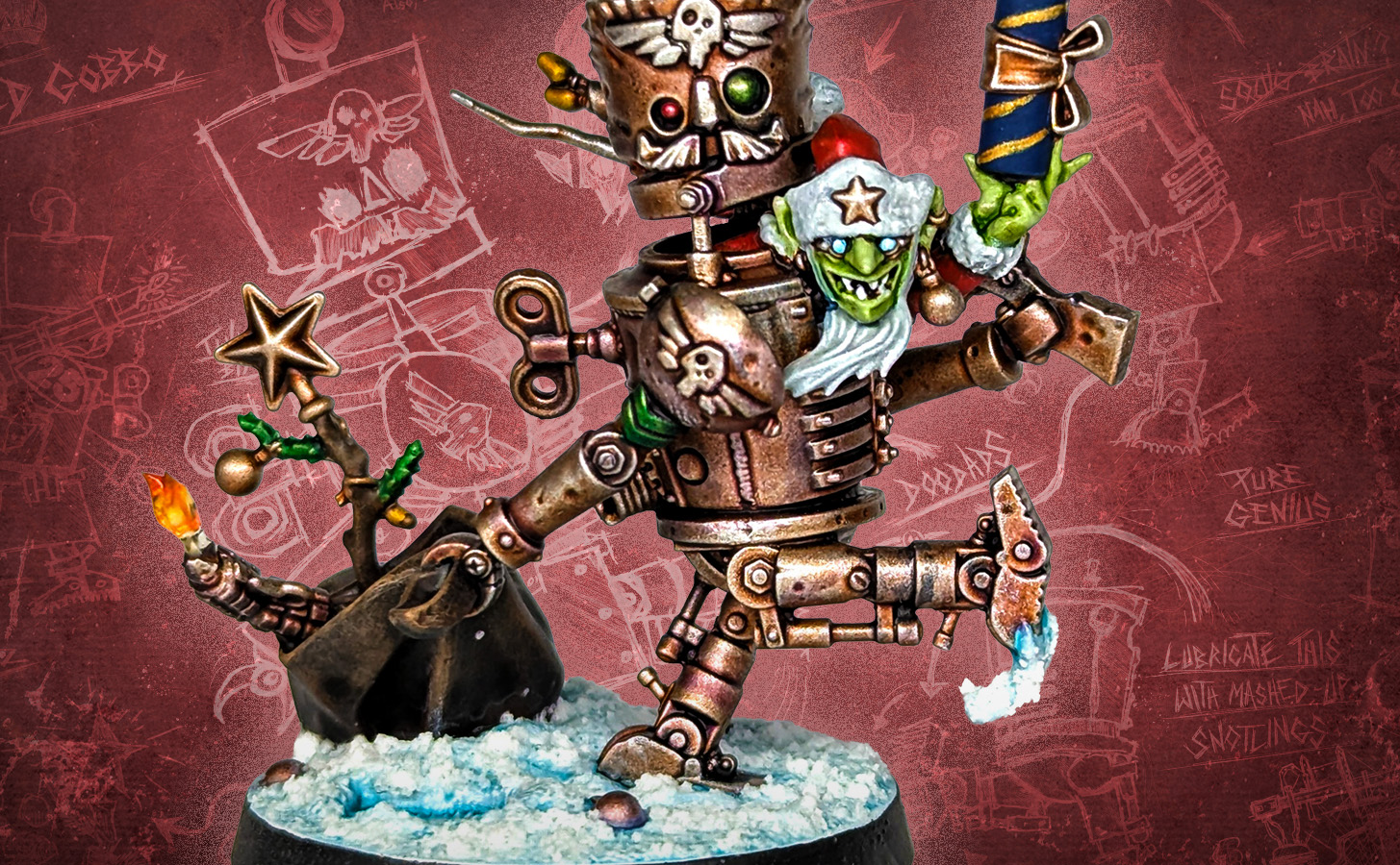 戰鎚－血色戈博的鐵皮仔從社群畫家工作坊中行軍