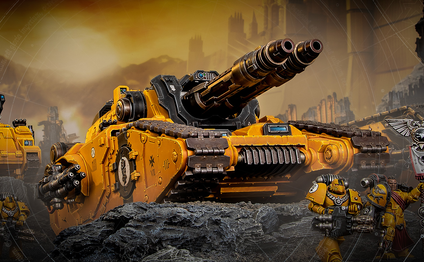 戰鎚荷魯斯之亂－揭曉：以全新的彎刀坦克雙管齊下狩獵坦克