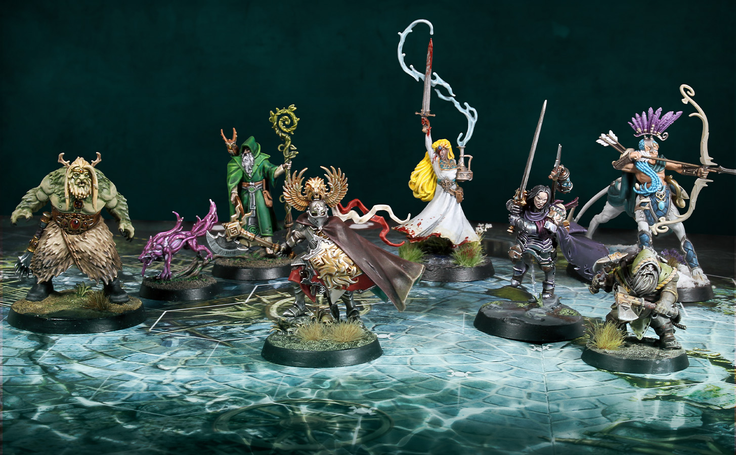 戰鎚冒險－戰鎚社群團隊為《戰鎚冒險：暗水傳奇》的英雄們進行塗裝